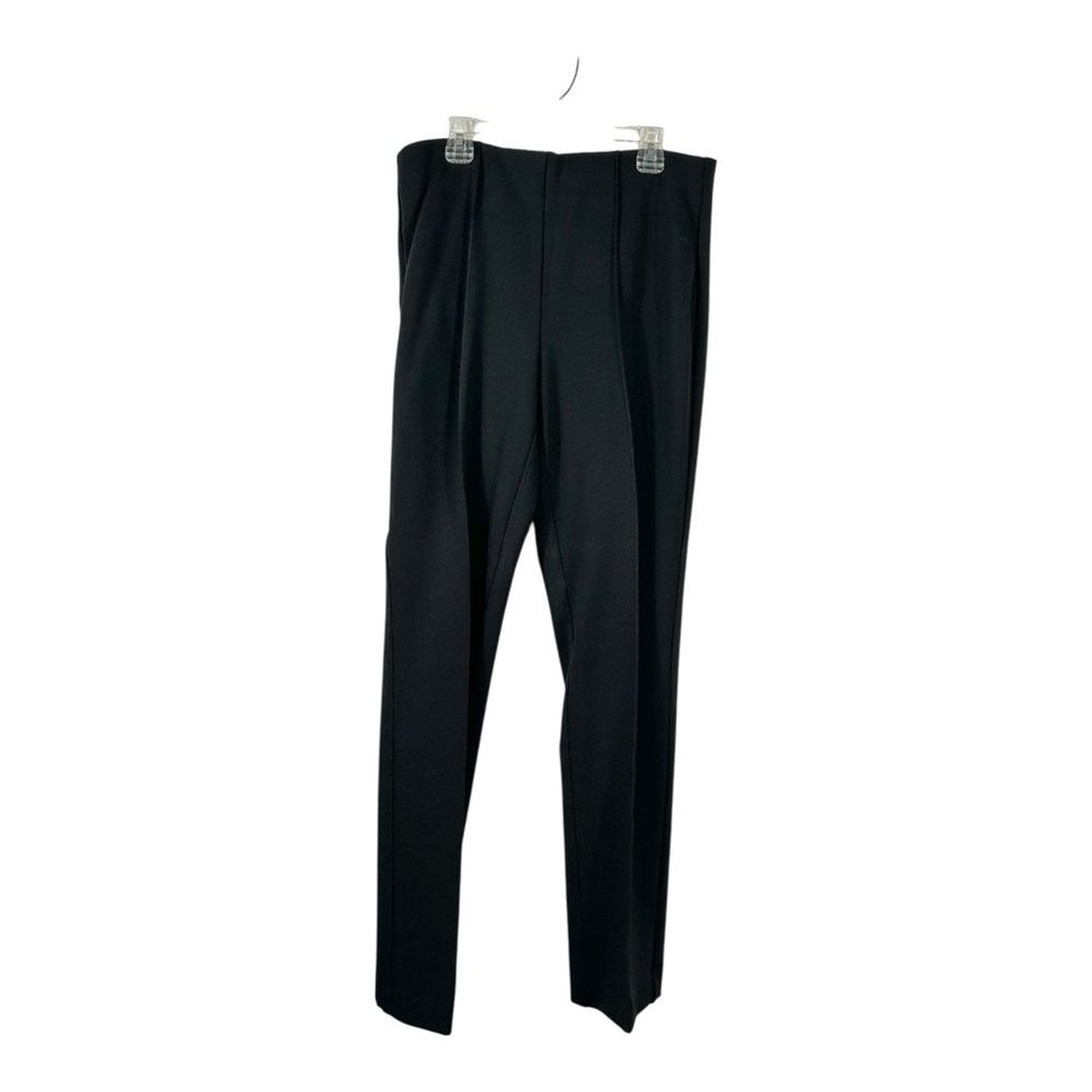 Chico’s Black Front Seam Pull On Stretch Pants